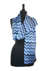 Chevron Satin Scarf