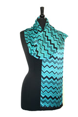 Chevron Satin Scarf