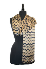 Chevron Satin Scarf