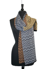 Opera Herringbone Scarf - Blush