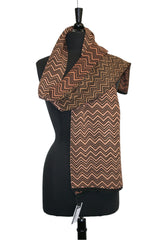 Opera Herringbone Scarf - Blush