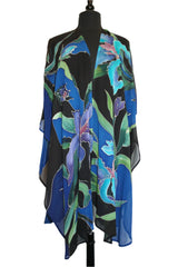 Hand Painted Silk Georgette Ruanas