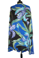 Hand Painted Silk Georgette Ruanas