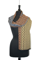 Opera Herringbone Scarf - Blush