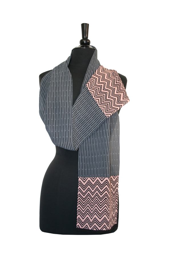 Bamboo Georgette Scarf - Grey