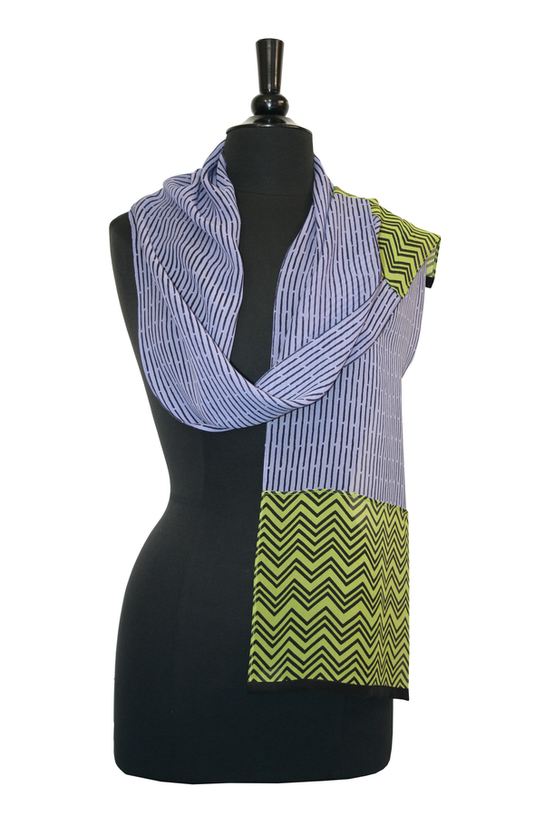 Bamboo Georgette Scarf - Lilac