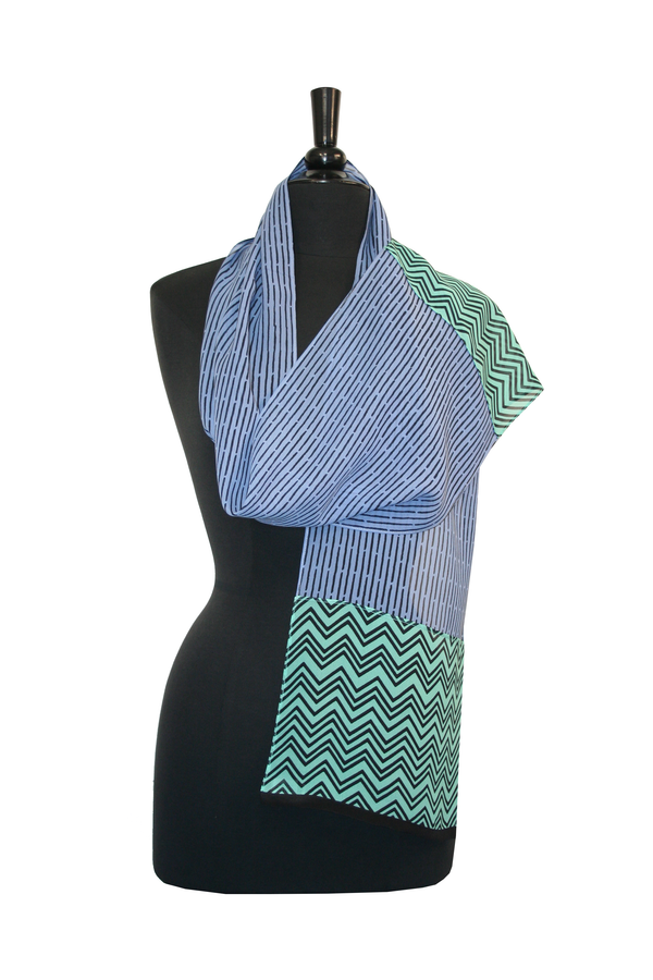 Bamboo Georgette Scarf - Peri