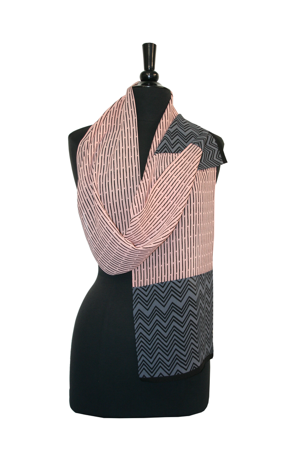 Bamboo Georgette Scarf - Pink