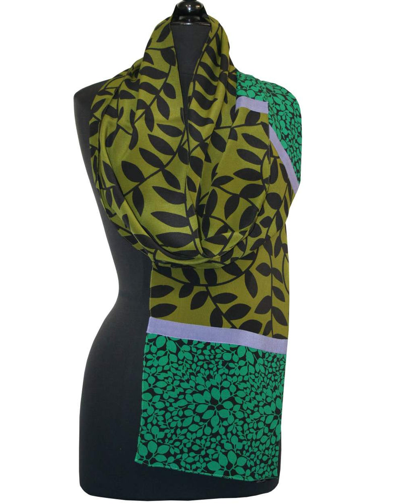 Crepe Leaf Scarf