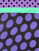 Dot Venice Scarf - Purple