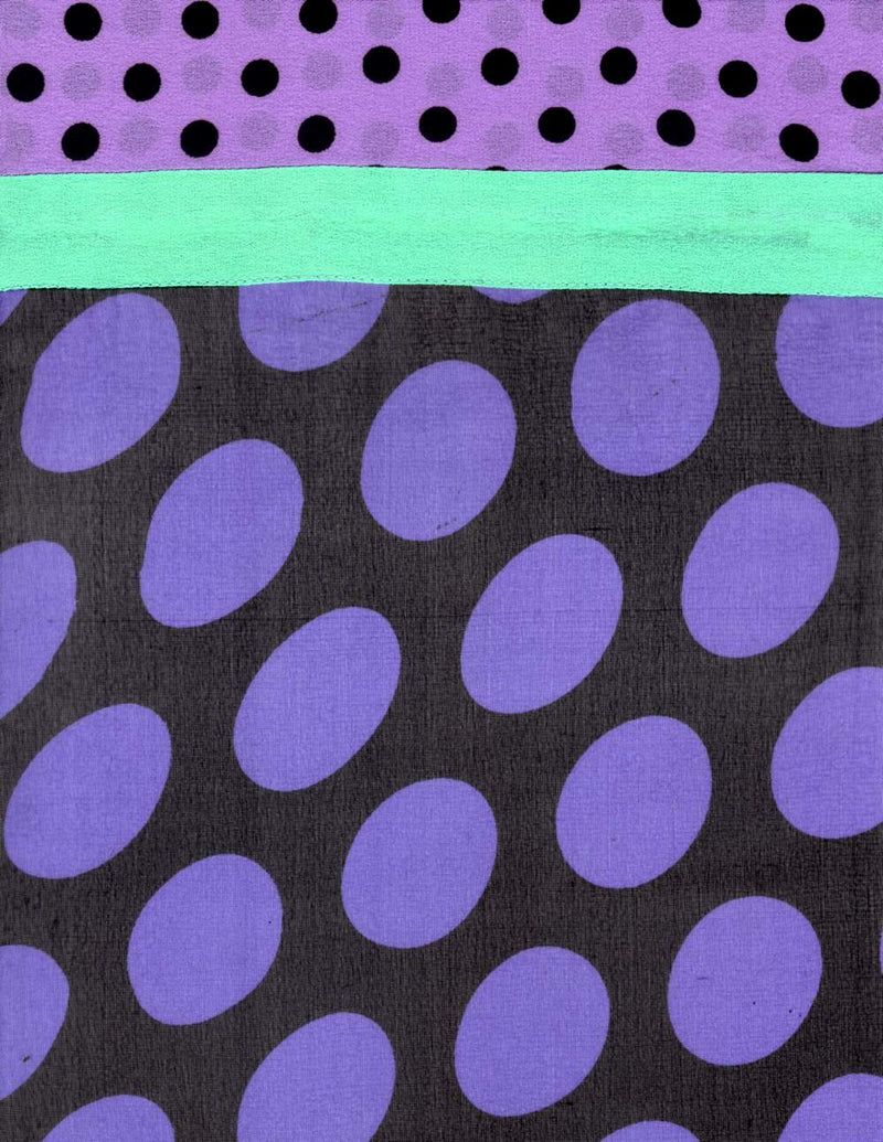 Dot Venice Scarf - Purple
