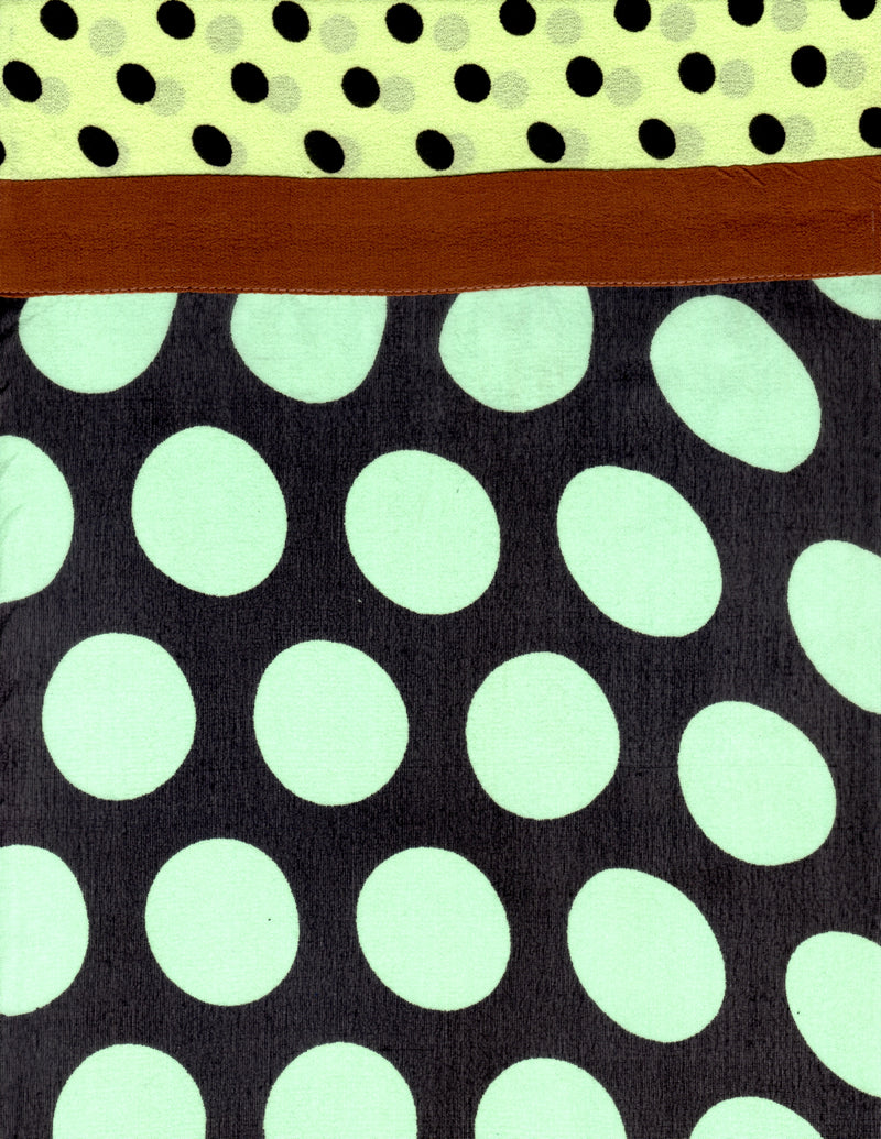 Dot Venice Scarf - Green/Lime