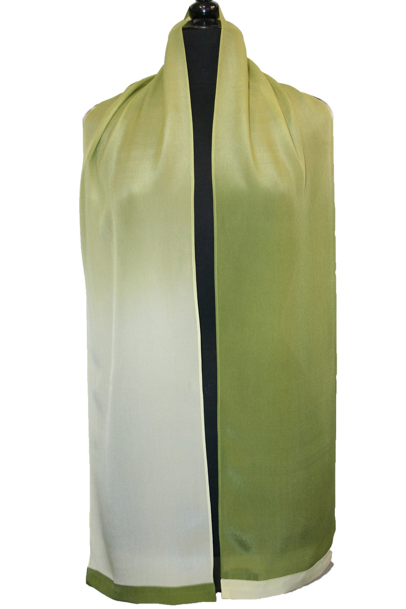 Ombre Rayon Scarf - Lime