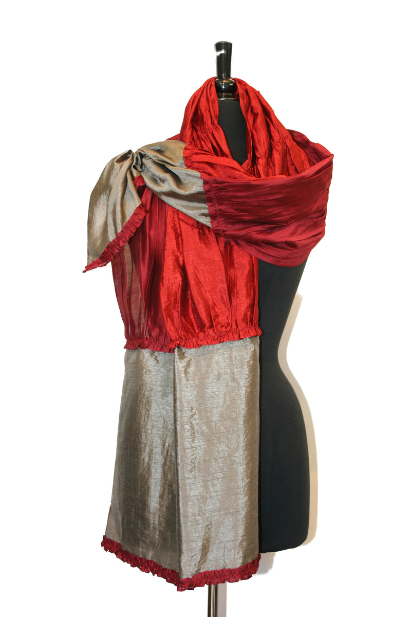 Frill Rayon Scarf
