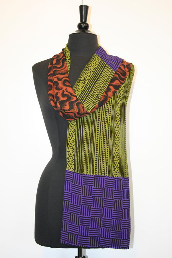 Reversible Silk Scarf