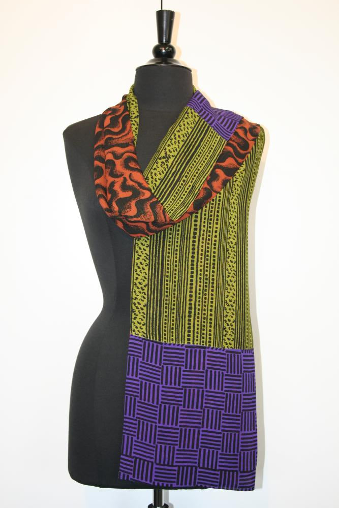 Reversible Silk Scarf