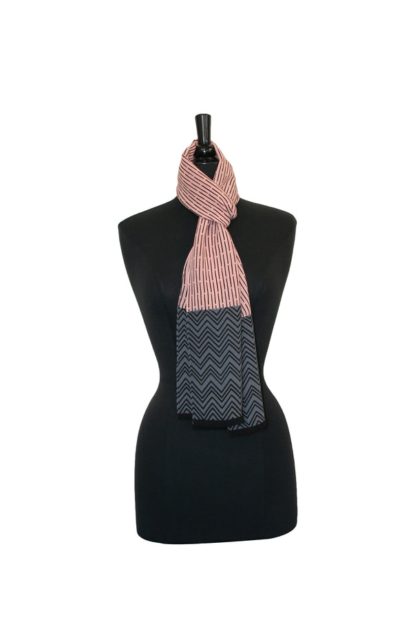 Bamboo Georgette Scarf - Pink