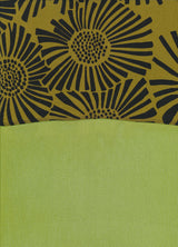 Sunflower Printed Rayon Scarf - Lime