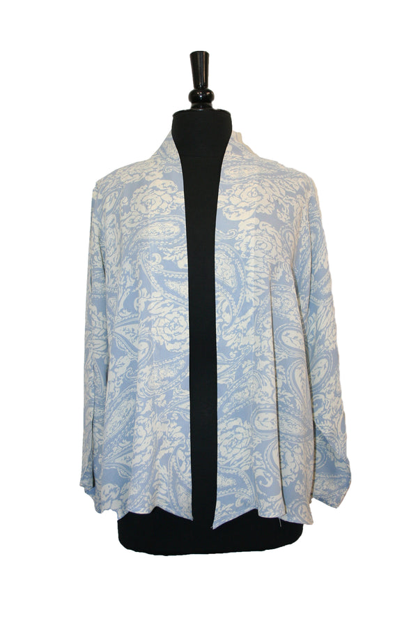 Diva Rayon Jacket - Celeste