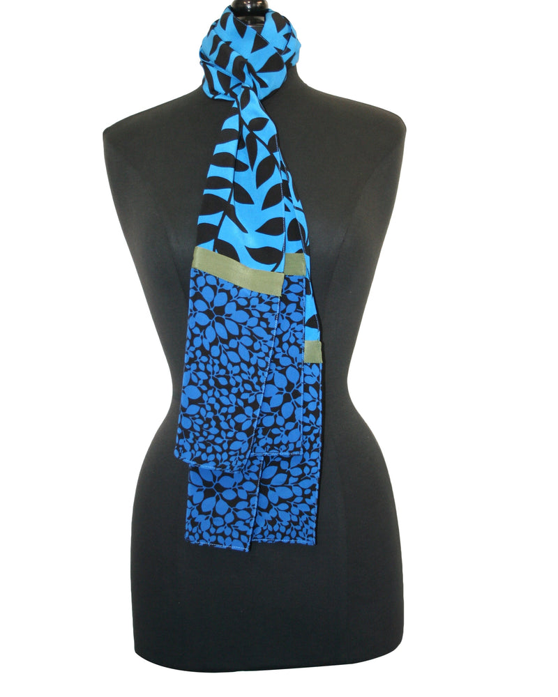 Crepe Leaf Scarf
