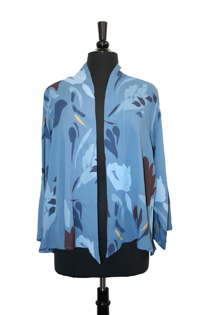 Diva Rayon Jacket - Sky