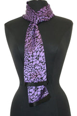 Satin Mekko Scarf - Purple