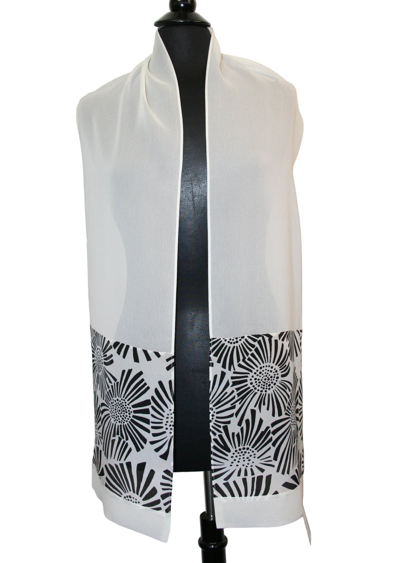 Sunflower Printed Rayon Scarf