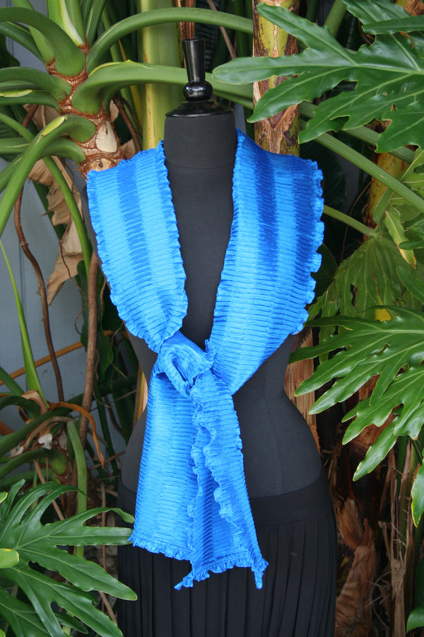 Pleated Rayon Scarf