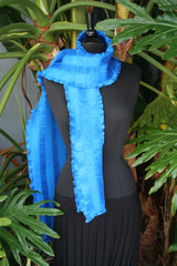 Pleated Rayon Scarf