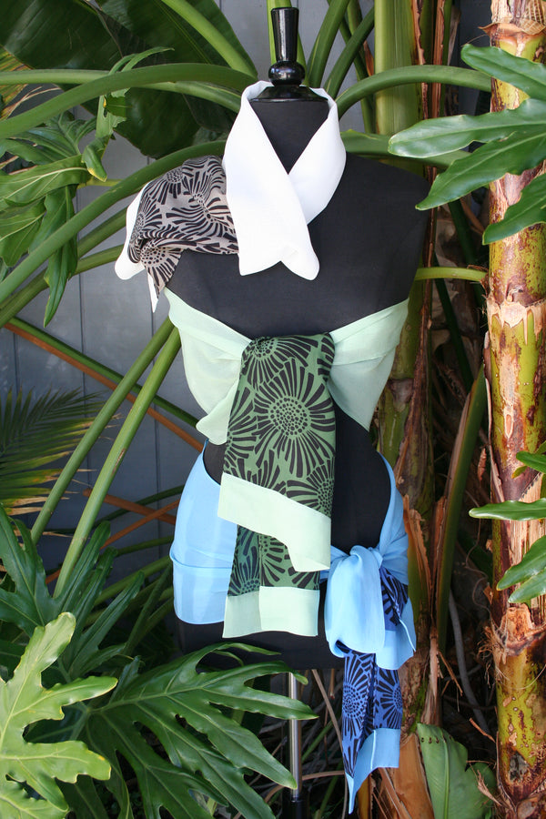 Sunflower Printed Rayon Scarf