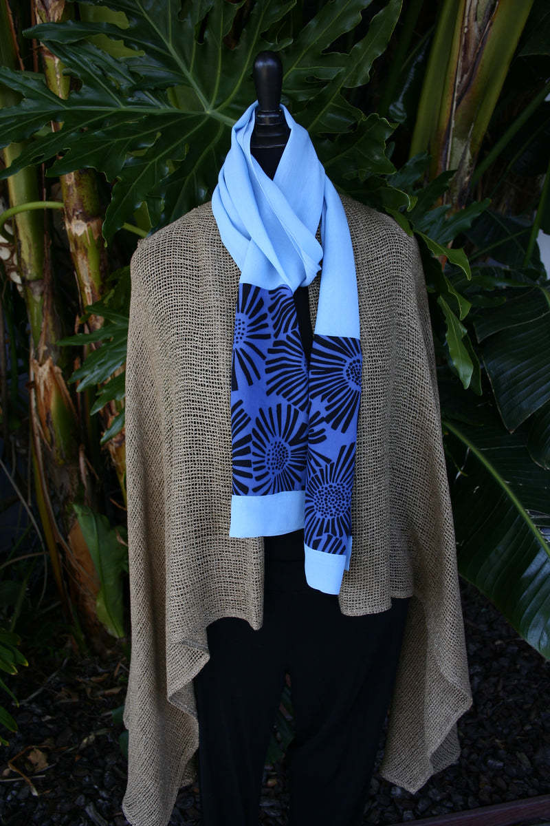 Sunflower Printed Rayon Scarf