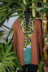 Crepe Leaf Scarf