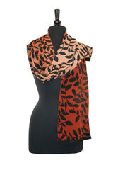 Ombre Leaf Scarf