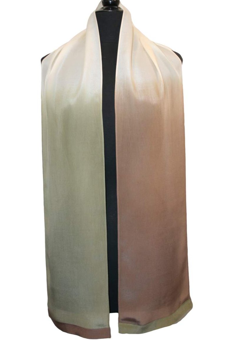 Ombre Rayon Scarf - Neo Khaki