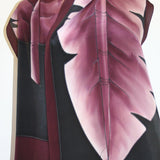 Hand Painted Cleopatra Scarf - Plum