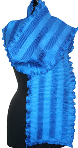 Pleated Rayon Scarf