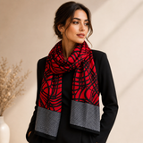 Swirl Crepe Scarf